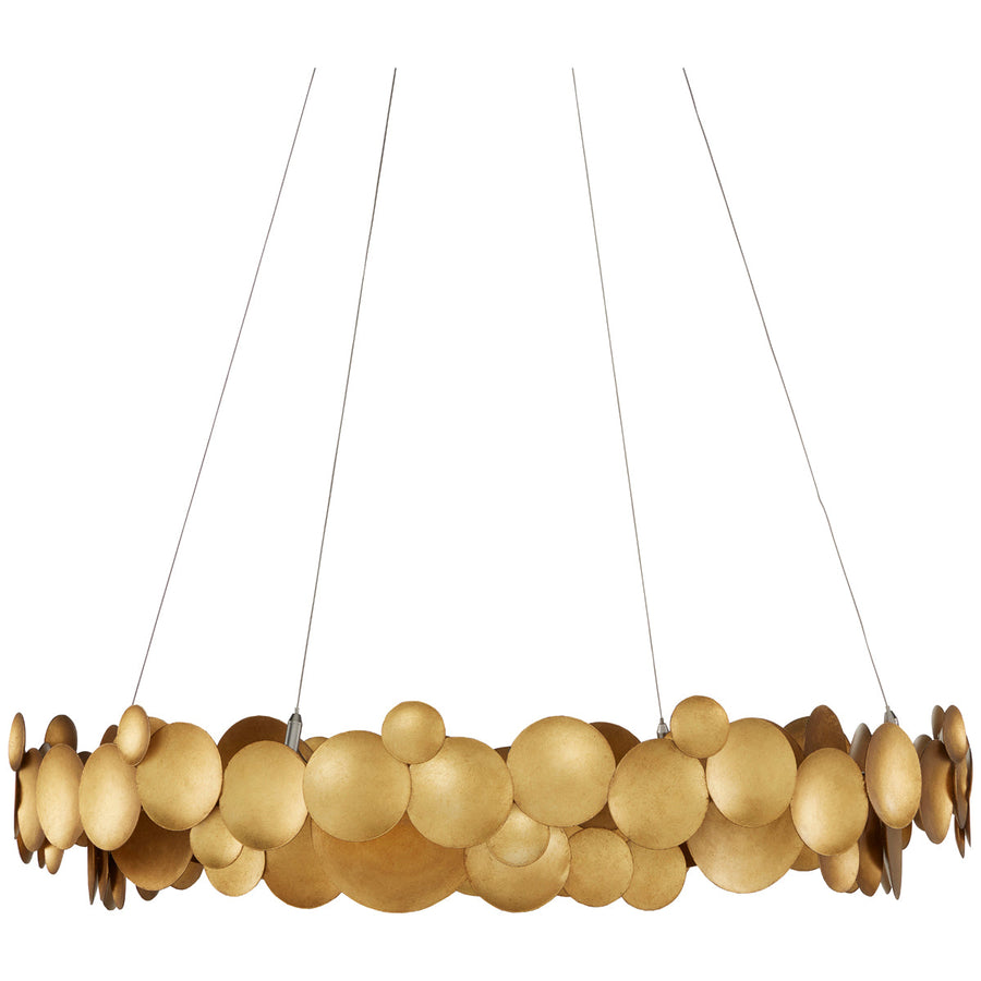 Currey and Company Lavengro Gold Chandelier