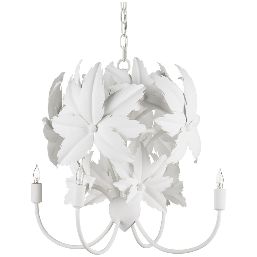 Currey and Company Sweetbriar White Chandelier