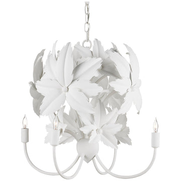 Currey and Company Sweetbriar White Chandelier