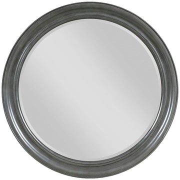 Woodbridge Furniture Round Mirror - Charcoal