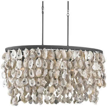 Currey and Company Stillwater Oval Chandelier