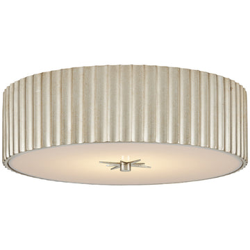 Currey and Company Caravel Silver Flush Mount