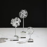 Uttermost Neuron Glass Table Top Sculptures, 3-Piece Set