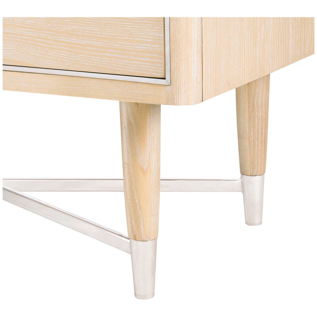 Villa & House Adrian 2-Drawer Side Table with Owen Pull