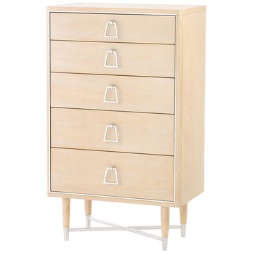 Villa & House Adrian Tall 5-Drawer Dresser with Kelley Pull