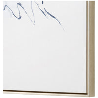 Villa & House Agean Diary Framed Silk Panel, Navy Blue