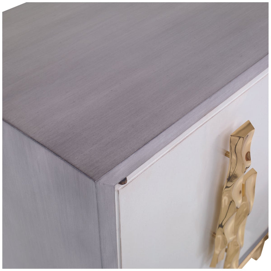 Ambella Home Origami Multi-Use Cabinet - Ash Grey/Lin