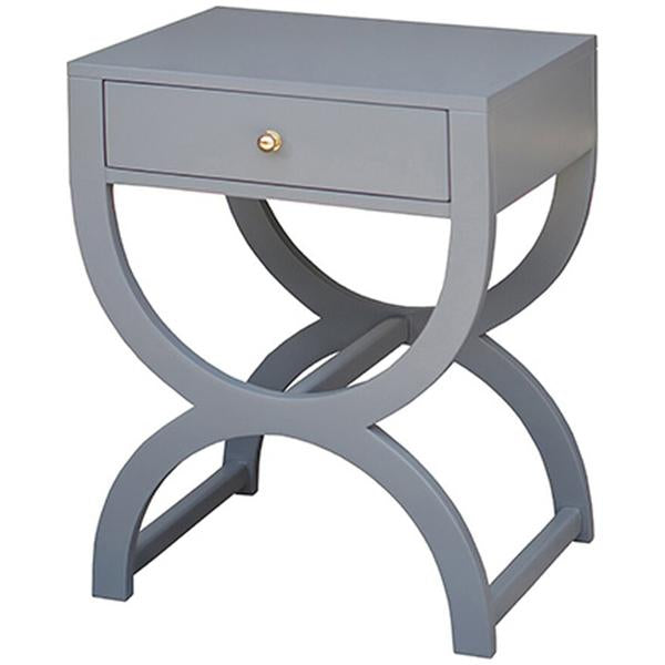 Worlds Away One Drawer Side Table
