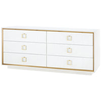 Villa & House Ansel Extra Large 6-Drawer Dresser with Santino Pull