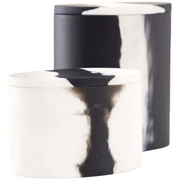 Arteriors Hollie Oval Containers, 2-Piece Set