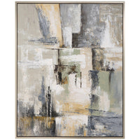 Uttermost Intuition Hand Painted Abstract Art