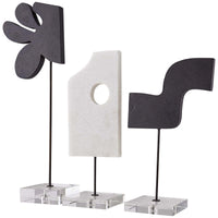 Arteriors Uri Sculptures, 3-Piece Set