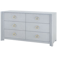 Villa & House Audrey Extra Large 6-Drawer Dresser with Owen Pull