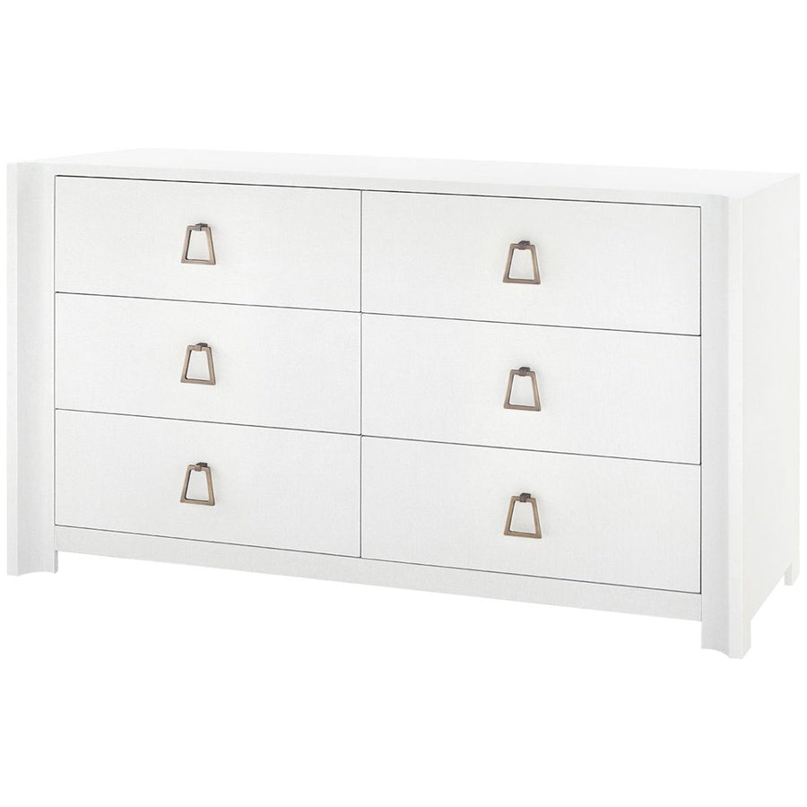 Villa & House Audrey Extra Large 6-Drawer Dresser with Kelley Pull