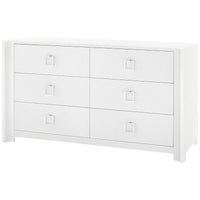 Villa & House Audrey Extra Large 6-Drawer Dresser with Santino Pull