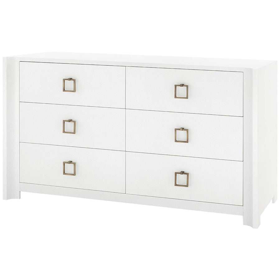Villa & House Audrey Extra Large 6-Drawer Dresser with Santino Pull