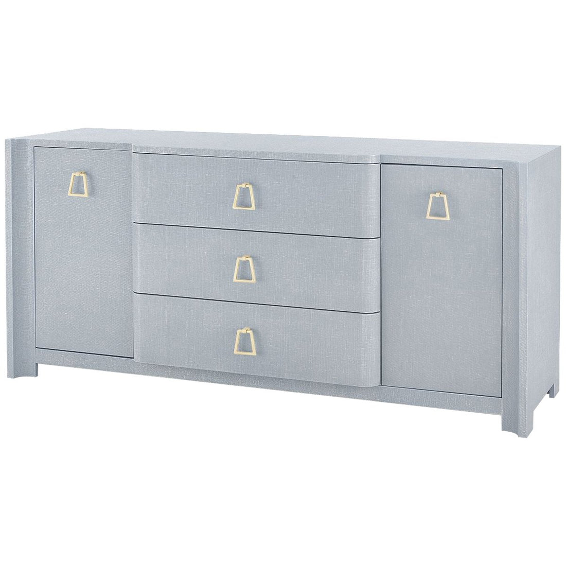 Villa & House Audrey 3-Drawer 2-Door Cabinet with Kelley Pull