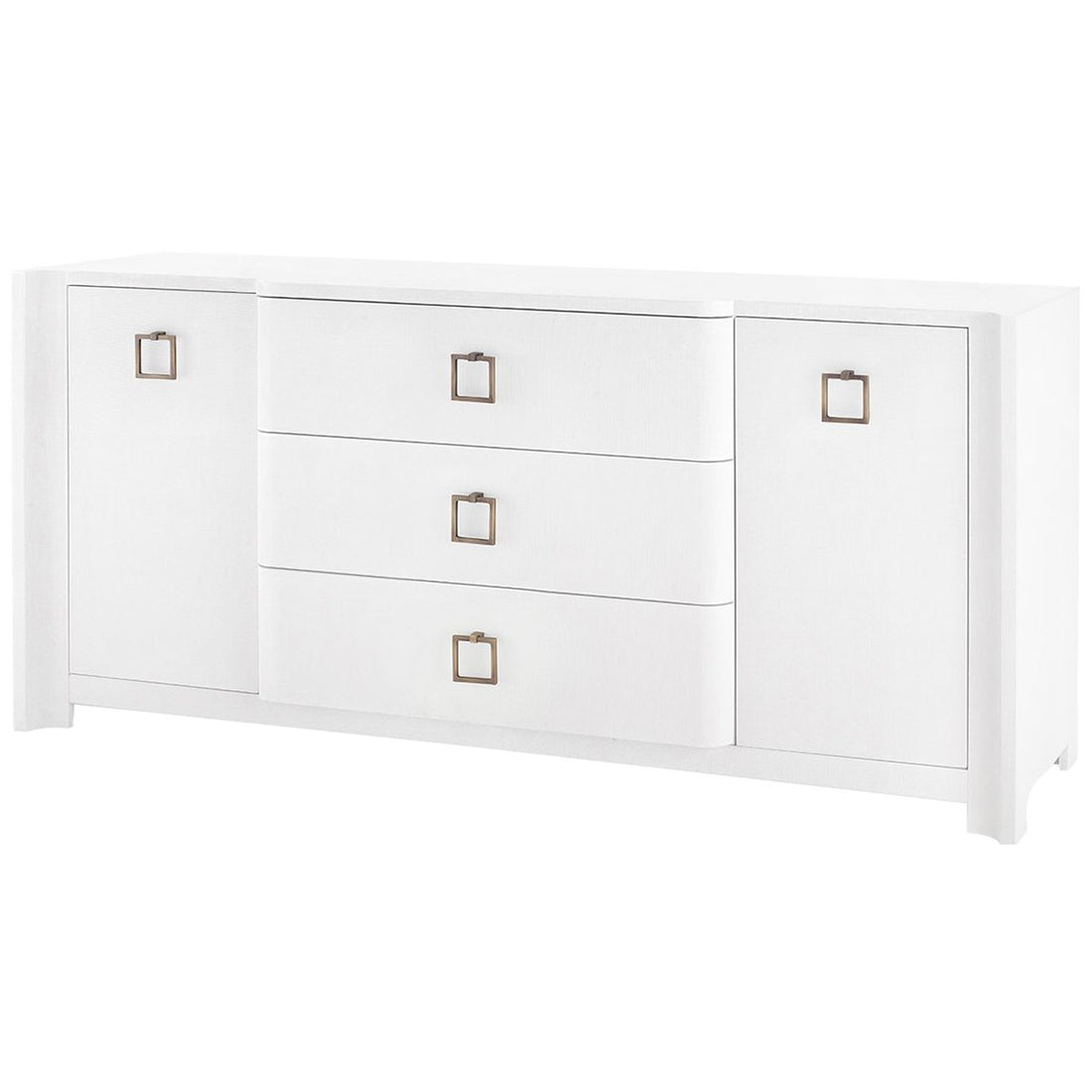 Villa & House Audrey 3-Drawer 2-Door Cabinet with Santino Pull