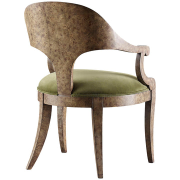Baker Furniture Regency Burl Chair BAA2045