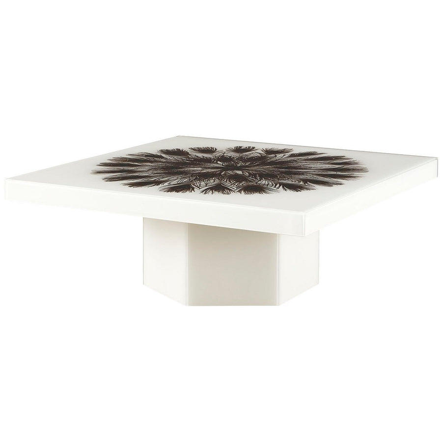 Baker Furniture Peacock Square Cocktail Table BAA3261