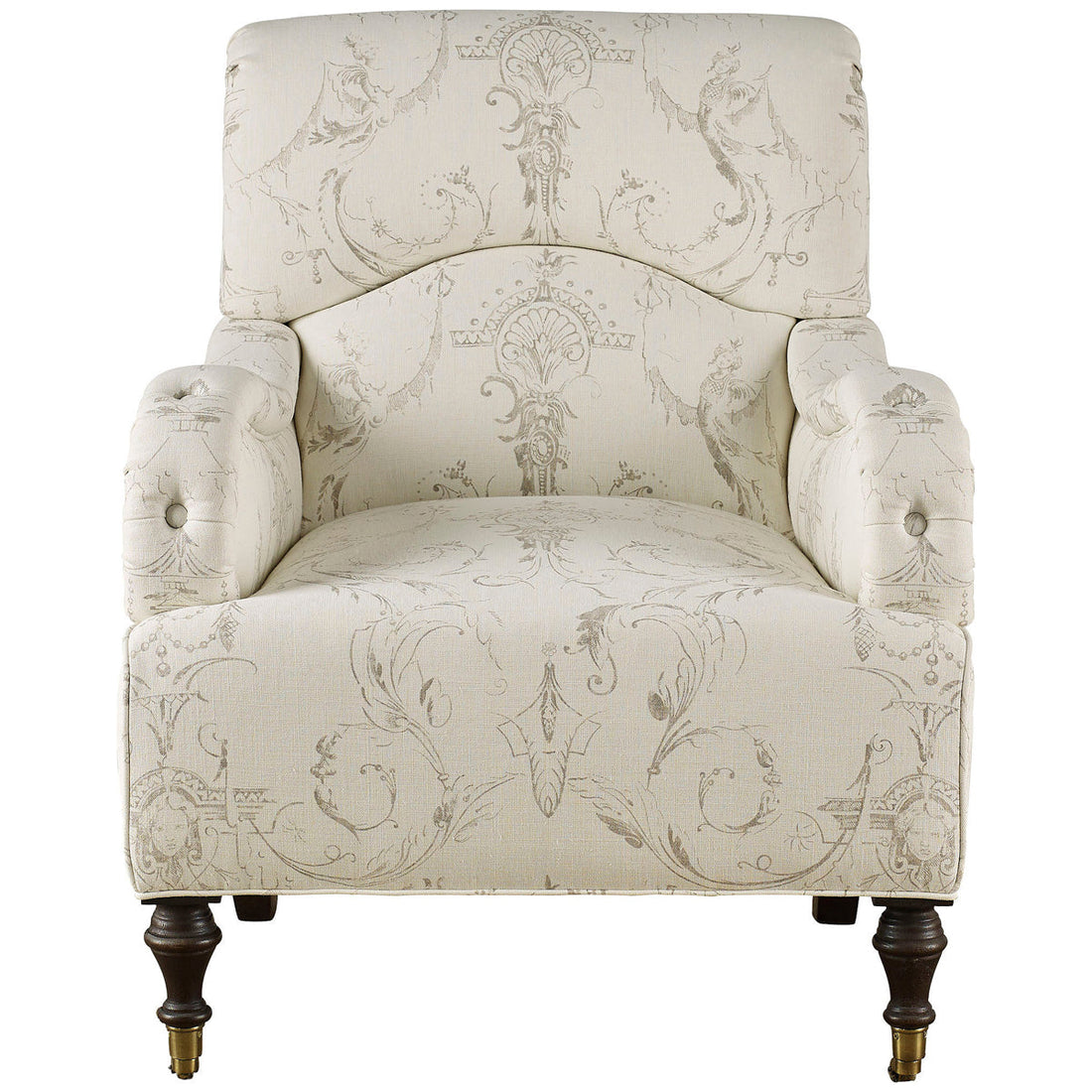 Baker Furniture Victorian Upholstered Chair BAU2005C