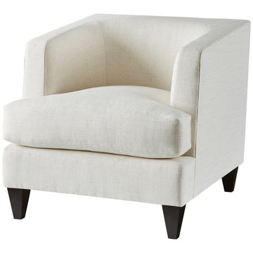 Baker Furniture Taylor Lounge Chair with Wood Leg BAU3102C