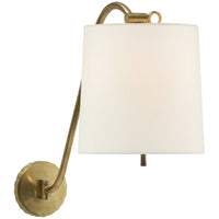 Visual Comfort Understudy Sconce with Linen Shade