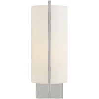 Visual Comfort Framework Sconce with Linen Shade