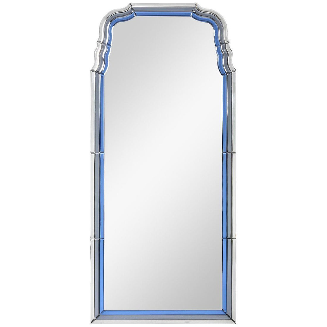 Villa & House Anne Mirror in Sapphire Blue and Gray