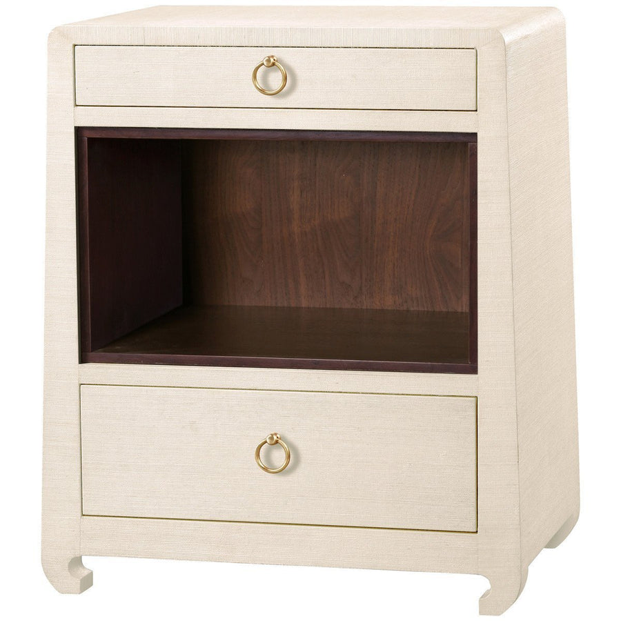 Ming 2-Drawer Side Table in Natural