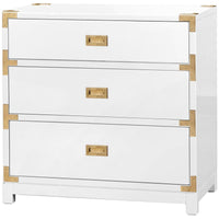 Villa & House Victoria 3 Drawer Side Table