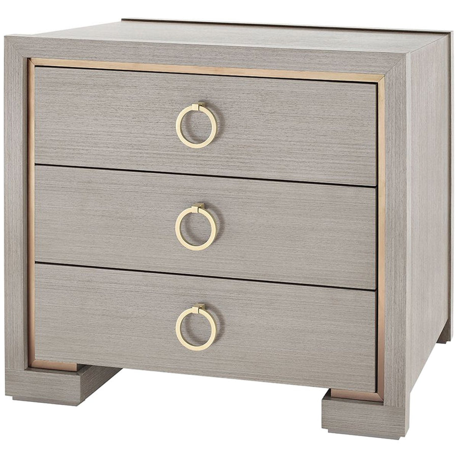 Villa & House Blake 3-Drawer Side Table with Owen Pull