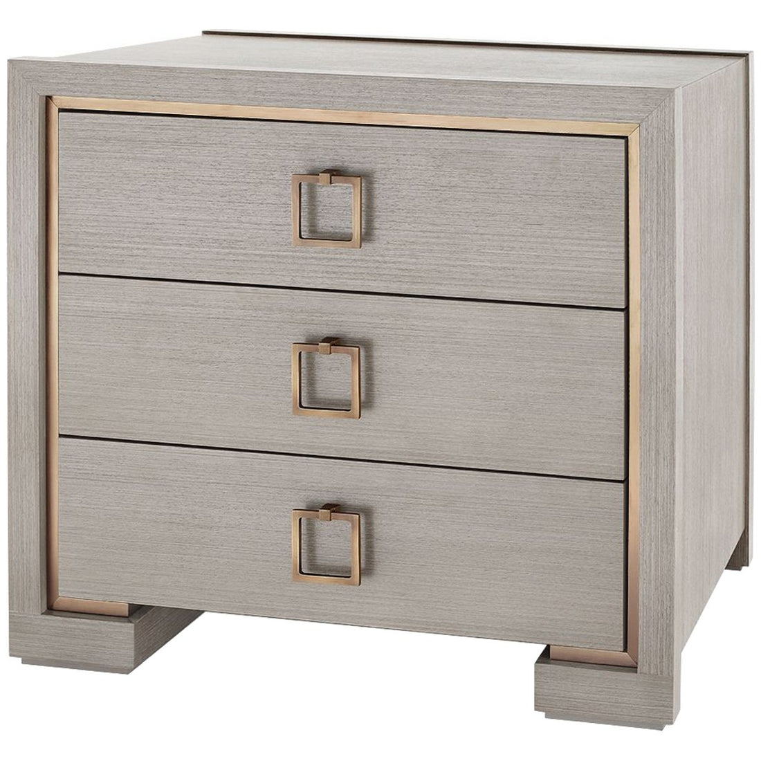 Villa & House Blake 3-Drawer Side Table with Santino Pull