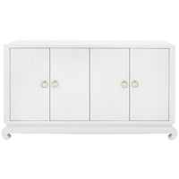 Villa & House Meredith 4-Door Cabinet - White