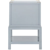 Villa & House Tansu 2-Drawer Side Table - Gray