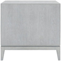 Villa & House Cameron 1-Drawer Gray Side Table with Raquel Pull