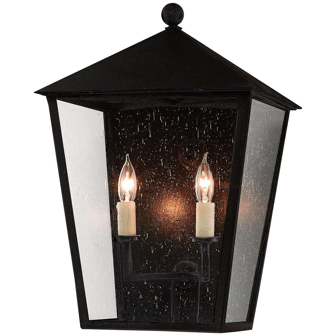 Currey and Company Bening Outdoor Wall Sconce - 2 Bulb