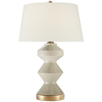 Visual Comfort Weller Zig-Zag Table Lamp