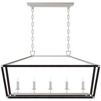 Visual Comfort Darlana Medium Rattan Wrapped Linear Lantern