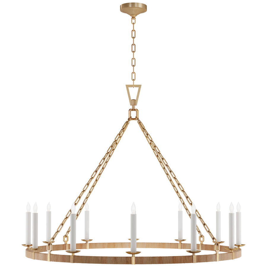 Visual Comfort Darlana XL Wrapped Ring Chandelier