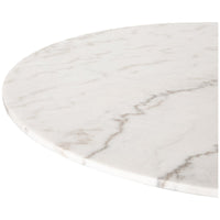 Four Hands Hughes Powell Dining Table - White Marble