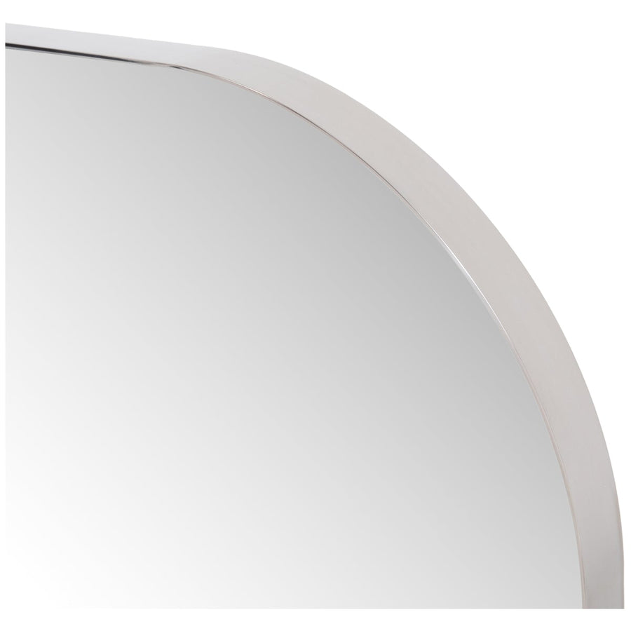 Four Hands Hughes Bellvue Square Mirror - Stainless Steel