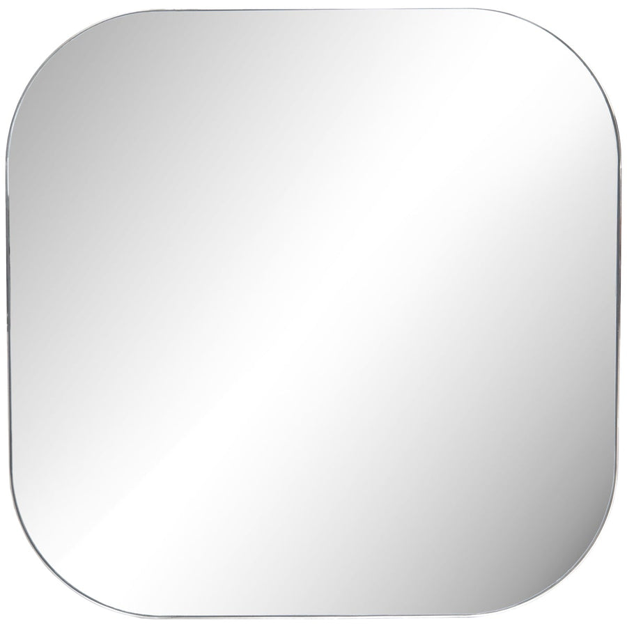 Four Hands Hughes Bellvue Square Mirror - Stainless Steel