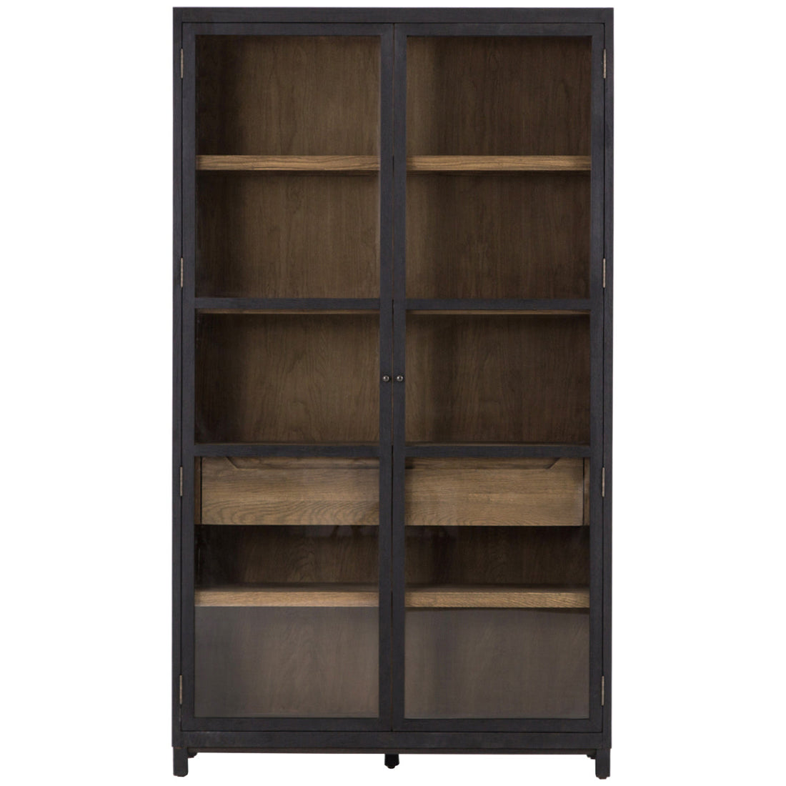 Four Hands Irondale Millie Cabinet - Drifted Black