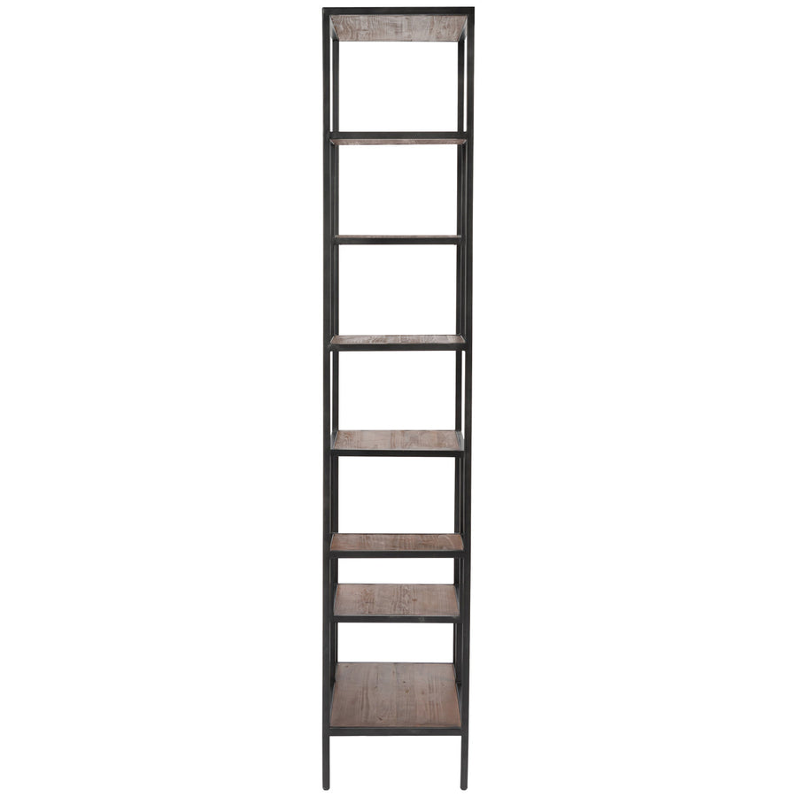Four Hands Irondale Helena 83-Inch Bookcase - Waxed Black