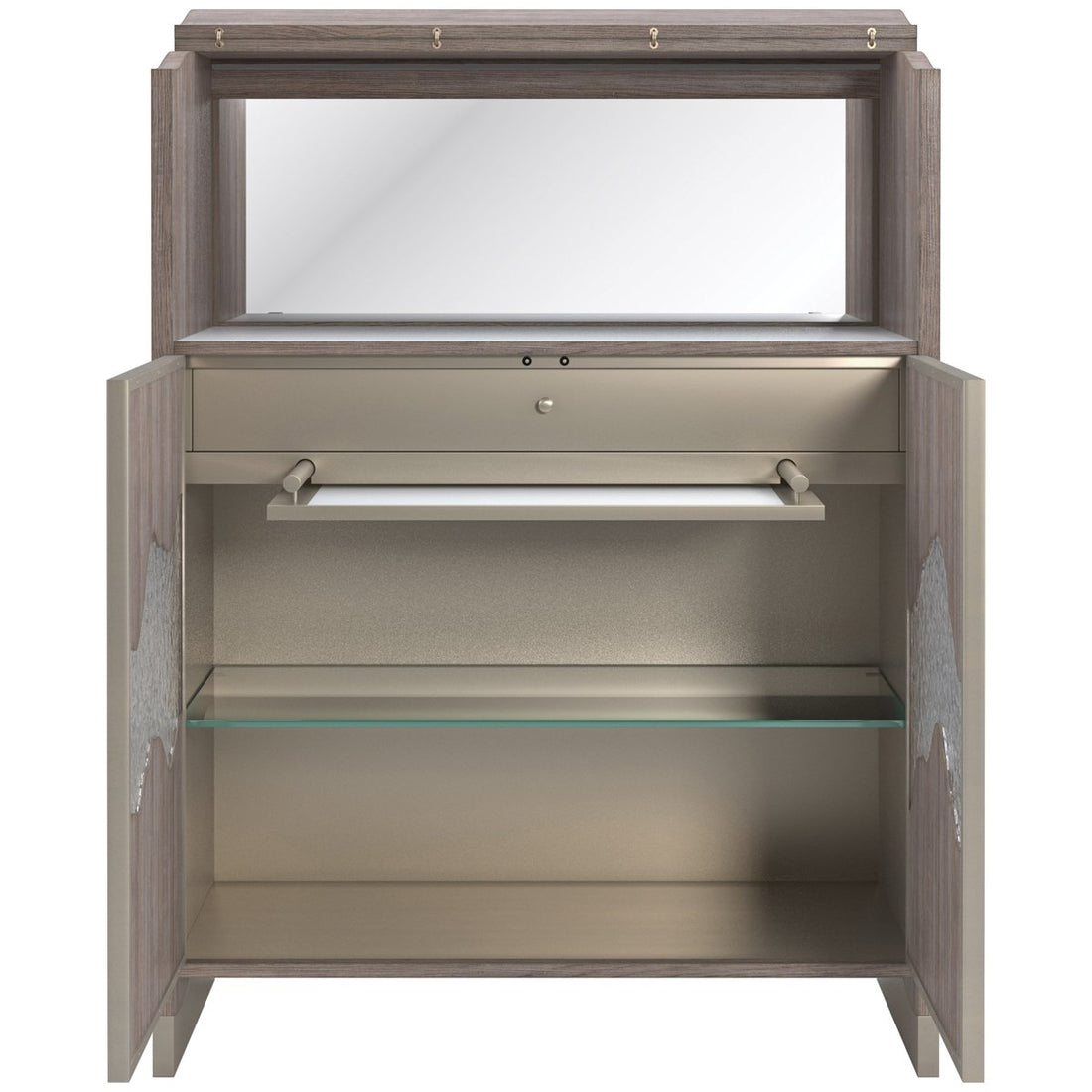 Caracole Classic Keeping The Flow Bar Cabinet