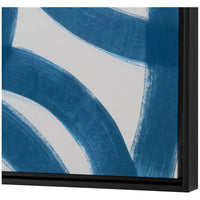 Villa & House Circe Framed Silk Panel, Navy Blue