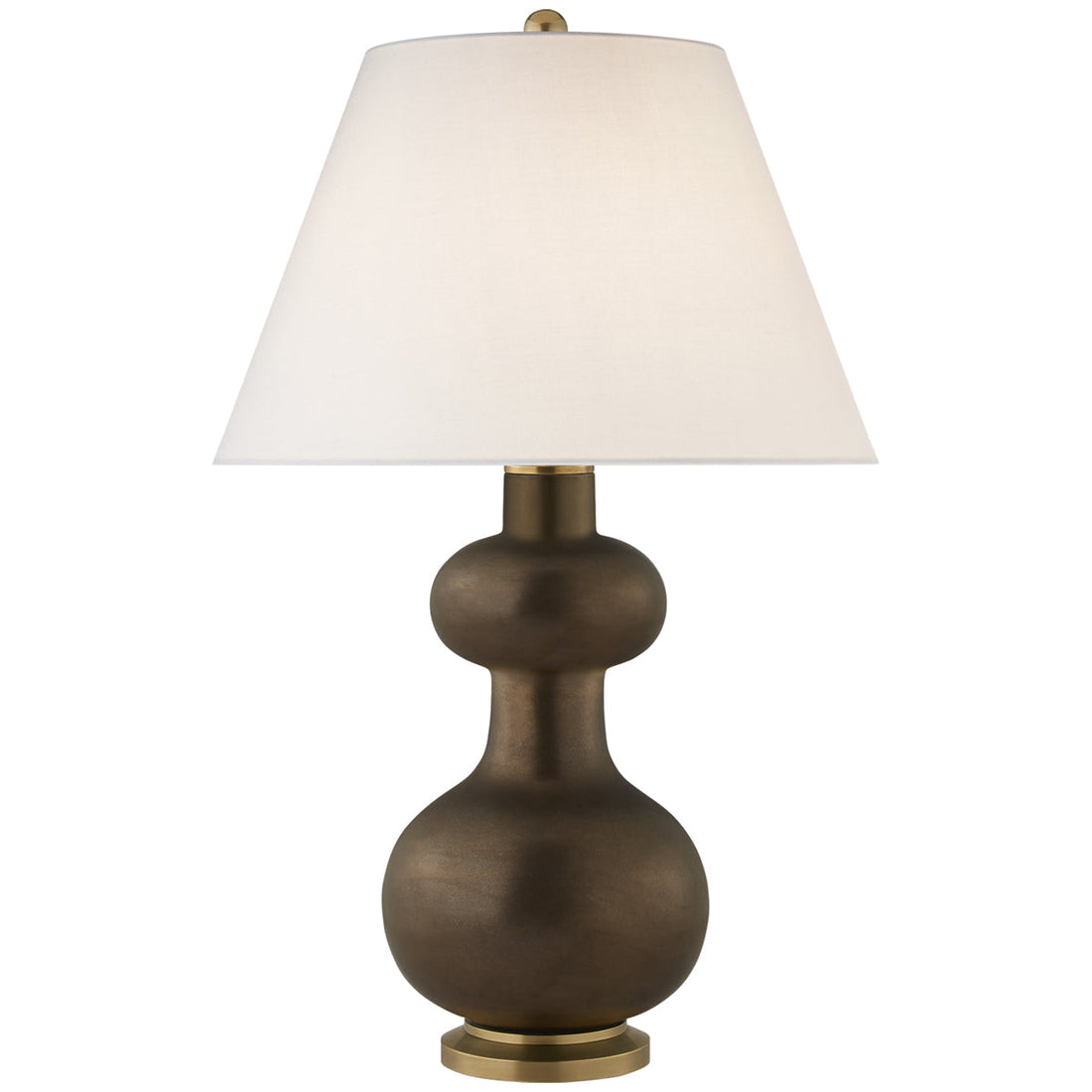 Visual Comfort E.F. Chapman Metal Banded Table Lamp - copycatchic