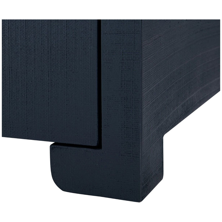 Villa & House Elina 3-Drawer Navy Side Table with Raquel Pull
