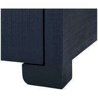 Villa & House Elina 3-Drawer Navy Side Table with Santino Pull